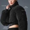 Sherpa Main Act Corset-pufferjas - Zwart