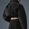 Sherpa Main Act Corset-pufferjas - Zwart