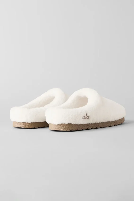 Sherpa Recovery-pantoffel - ivoorkleurig
