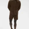 5" Shift-gebreide korte broek - Espresso
