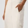 Show off Cargo-broek met wijde pijpen (lang) - Ivoor