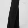 Show off Cargo-broek met wijde pijpen (lang) - Zwart