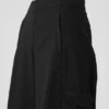 Show off Cargo-broek met wijde pijpen (lang) - Zwart