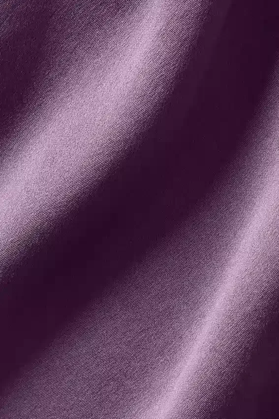 Silk Luminous cropped overhemd met lange mouwen en knopen - Plum Kiss