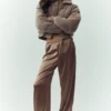 Silk Luminous-broek (lang) - Alpine Cocoa