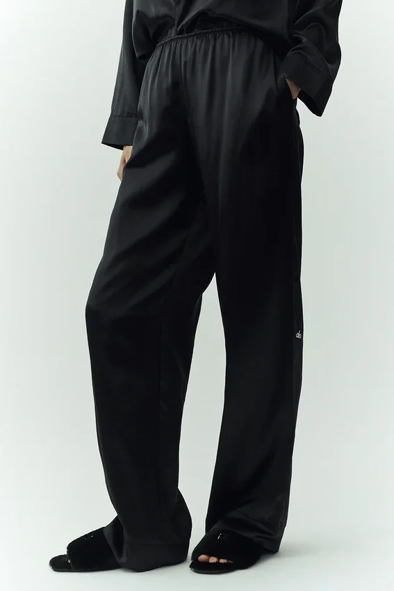Silk Luminous-broek (lang) - Zwart