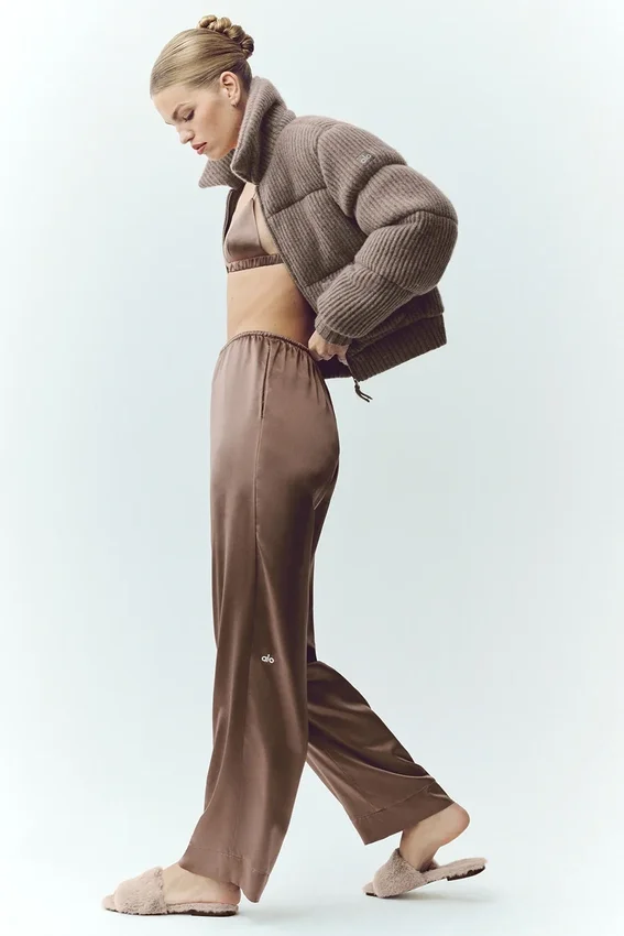 Silk Luminous-broek (Regular) - Alpine Cocoa