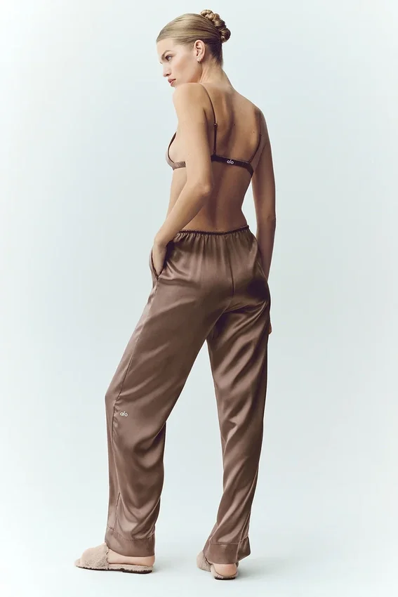 Silk Luminous-broek (Regular) - Alpine Cocoa