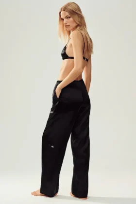 Silk Luminous-broek (Regular) – Zwart