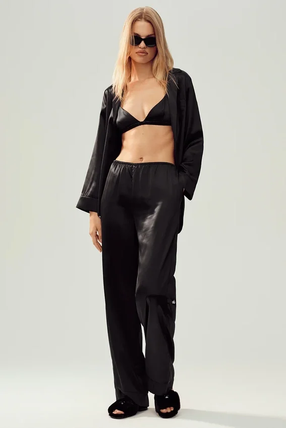 Silk Luminous-broek (Regular) - Zwart