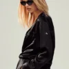 Silk Luminous Button up - Zwart