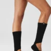 Siren Grip-sok met bandjes voor dames - Zwart