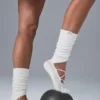 Siren Grip-sokken met bandjes voor dames - Wit