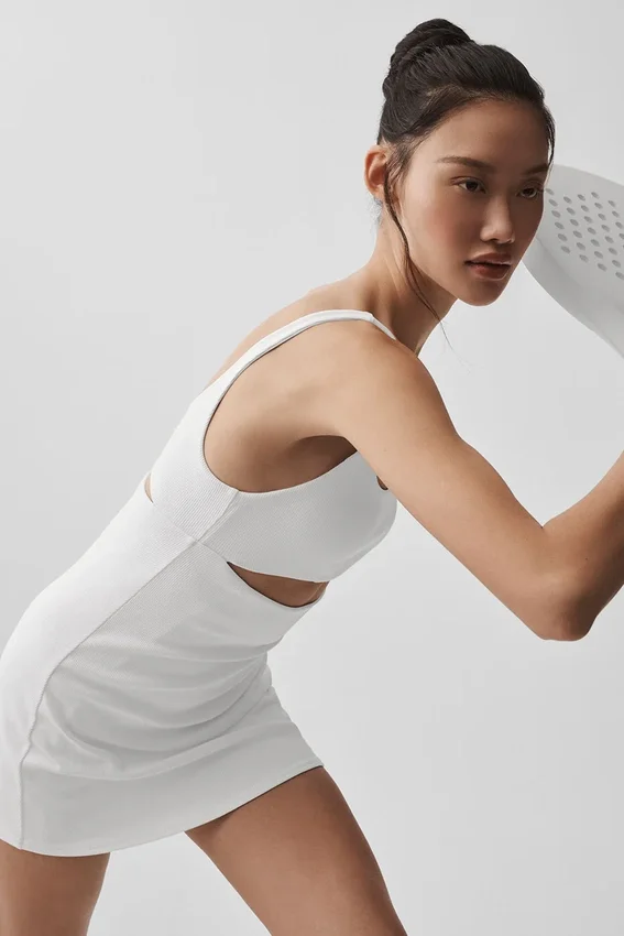 Slice-tennisjurk - Wit