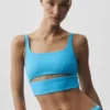 Slit Bra – azuurblauw