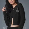 Snuggle Up Cropped Trui - Zwart