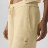 Snuggle Up-trui met broek met High-Waist-stijl en wijde pijpen – Candlelight Yellow