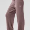 Snuggle Up-trui met High-Waist-taille en wijde pijpen – Mushroom