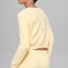 Snuggle up Truie kort vest - kaarslichtgeel