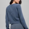 Snuggle up Truien Cropped Cardigan - Bluestone