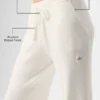 Snuggle up Truien High-Waist Wide Leg Broek - Ivory