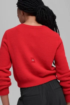Snuggle up Truien kort vest – felrood