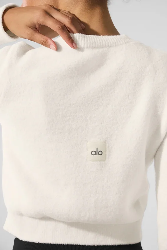Snuggle up Truien kort vest - ivoor