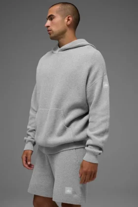 Sportclub-trui met capuchon - Athletic Heather Grey
