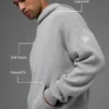 Sportclub-trui met capuchon - Athletic Heather Grey