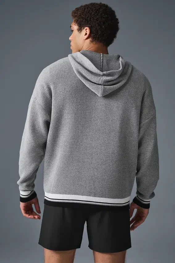 Sportclub-trui met capuchon - Athletic Heather Grey