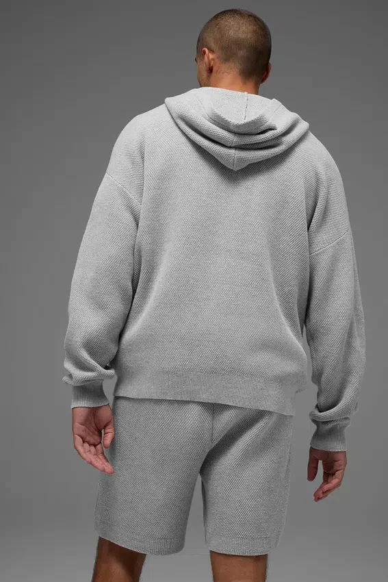 Sportclub-trui met capuchon - Athletic Heather Grey