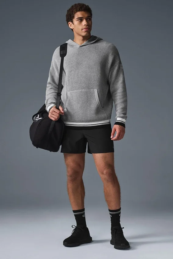 Sportclub-trui met capuchon - Athletic Heather Grey