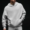 Sportclub-trui met capuchon - Athletic Heather Grey