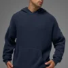 Sports Club gebreide Hoodie - marineblauw