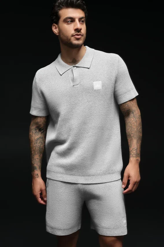 Sports Club gebreide truie - Athletic Heather Grey