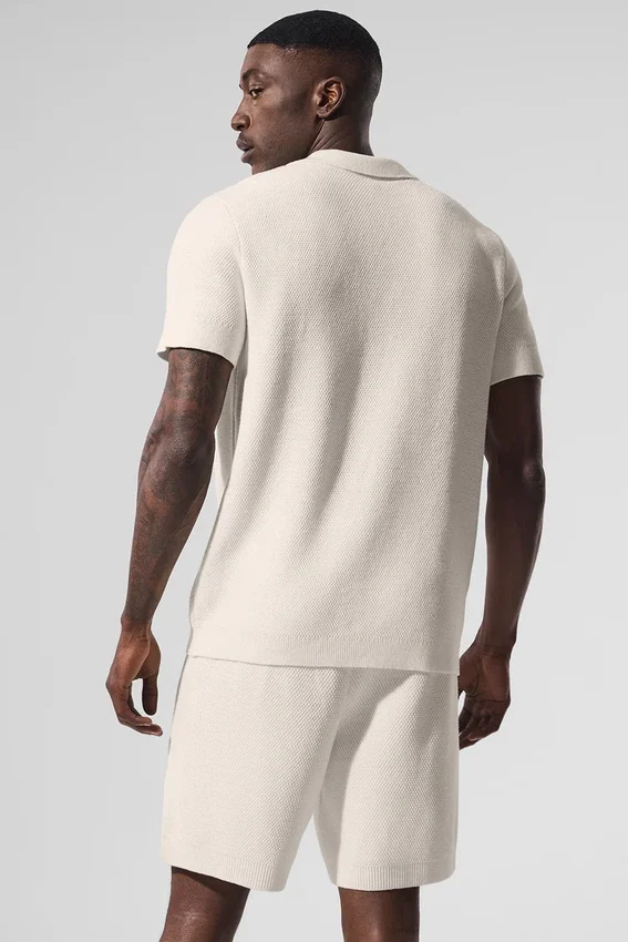 Sports Club Truien Knit Polo - Ivoor