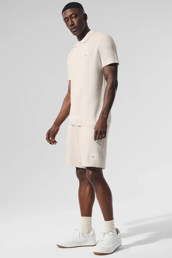 Sports Club Truien Knit Polo - Ivoor
