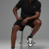 Sports Club Truien Knit Polo - Zwart