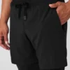 Stability 2-in-1-broek - Zwart/Zwart