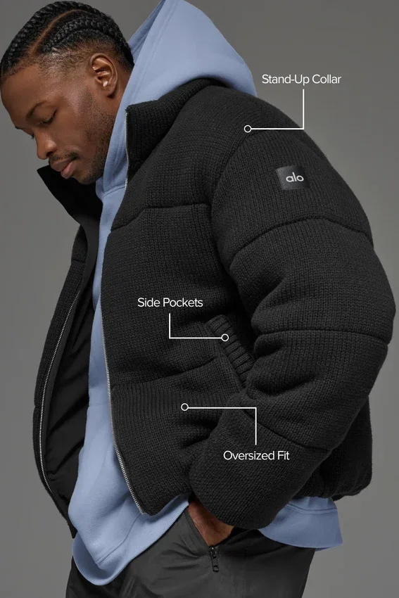 Stage Sweater Puffer - Zwart