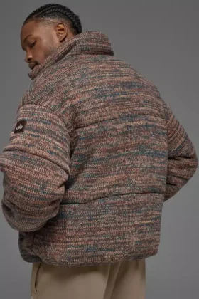 Stage Truien Puffer – Bruin Multi