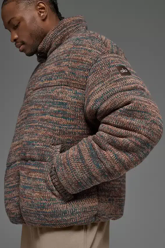 Stage Truien Puffer - Bruin Multi