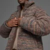 Stage Truien Puffer - Bruin Multi