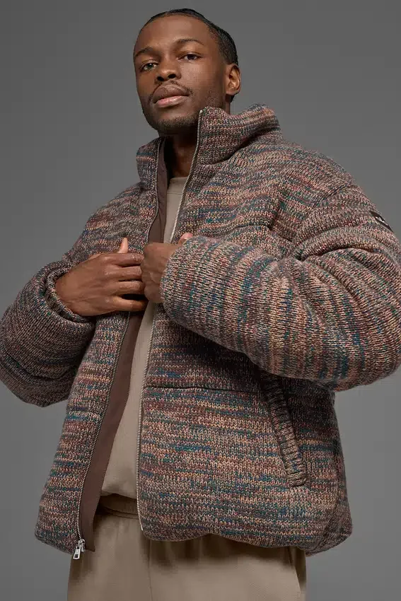 Stage Truien Puffer - Bruin Multi