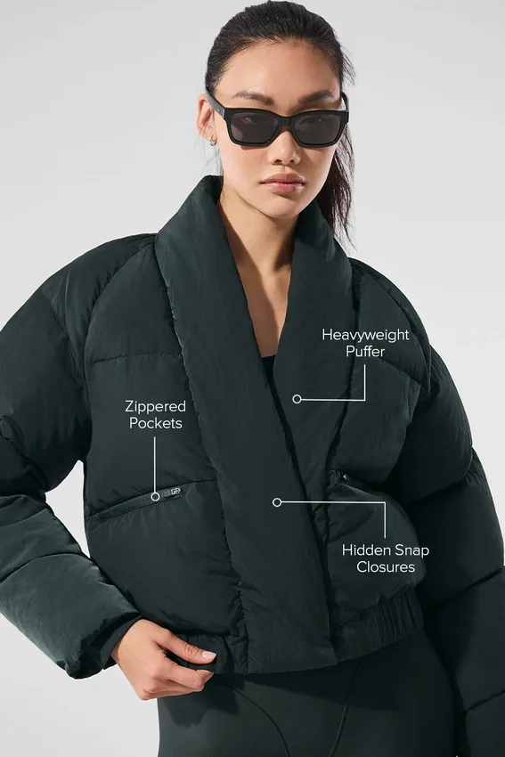 Stargazing Puffer - Antracietgroen