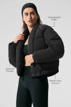 Stargazing Puffer – Zwart