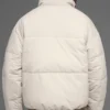 Stretch geweven street-puffer - Bone