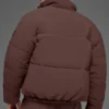 Stretch geweven Street Puffer - Brownstone