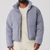 Stretch geweven Street Puffer - Fog