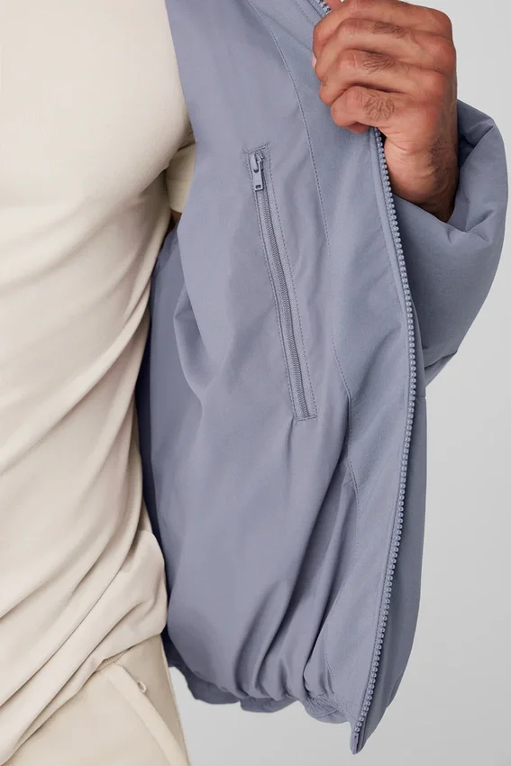 Stretch geweven Street Puffer - Fog